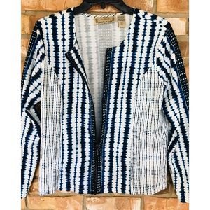 Life Style Zip Up Blazer    Medium